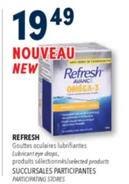 Familiprix REFRESH, Lubricant eye drops, selected products offer