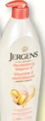 Familiprix CUREL or JERGENS, Selected body care products offer