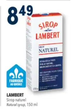 Familiprix LAMBERT, Natural syrup, 150 ml offer