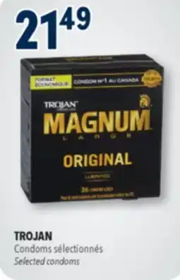 Familiprix TROJAN, Selected condoms offer
