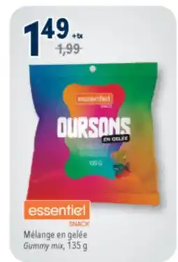 Familiprix ESSENTIEL SNACK, Gummy mix, 135 g offer