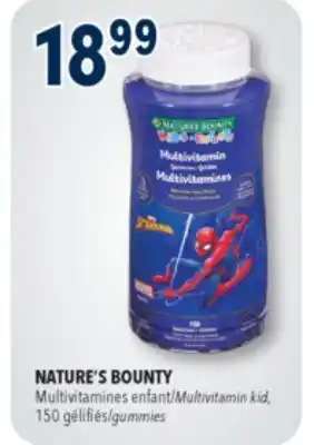 Familiprix NATURE'S BOUNTY, Multivitamin kid, 150 gummies offer