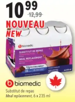 Familiprix BIOMEDIC, Meal replacement, 6 x 235 ml offer