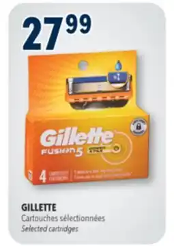 Familiprix GILLETTE, Selected cartridges offer