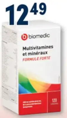 Familiprix BIOMEDIC, Selected multivitamins and minerals offer