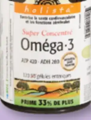 Familiprix Holista super concentrate omega-3 enteric softgels 120un offer