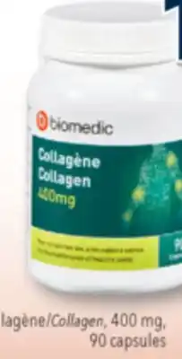 Familiprix Biomedic collagen capsules 400mg 90un offer