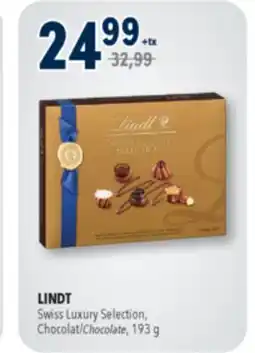 Familiprix LINDT, Swiss Luxury Selection, Chocolate, 193 g offer