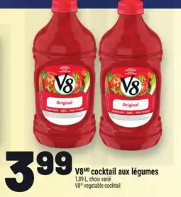 Metro V8 COCKTAIL AUX LÉGUMES | V8 VEGETABLE COCKTAIL offer