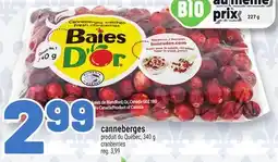 Metro CANNEBERGES | CRANBERRIES offer