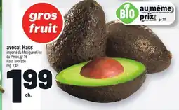 Metro BIO AVOCAT HASS offer