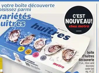Metro BOÎTE D'HUÎTRES DÉCOUVERTE | DISCOVERY OYSTER BOX OYSTER BOX offer