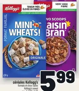 Metro CÉRÉALES KELLOGG'S | KELLOGG'S CEREAL offer