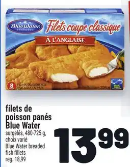 Metro FILETS DE POISSON PANÉS BLUE WATER | BLUE WATER BREADED FISH FILLETS offer
