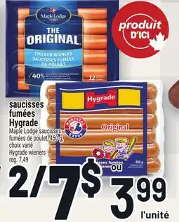 Metro SAUCISSES FUMÉES HYGRADE | HYGRADE WIENERS offer