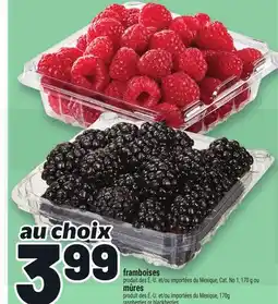 Metro FRAMBOISES | RASPBERRIES offer