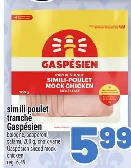 Metro SIMILI POULET TRANCHÉ GASPÉSIEN offer