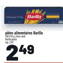 Metro PÂTES ALIMENTAIRES BARILLA | BARILLA PASTA offer