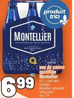 Metro EAU DE SOURCE GAZÉIFIÉE MONTELLIER | MONTELLIER CARBONATED SPRING WATER offer
