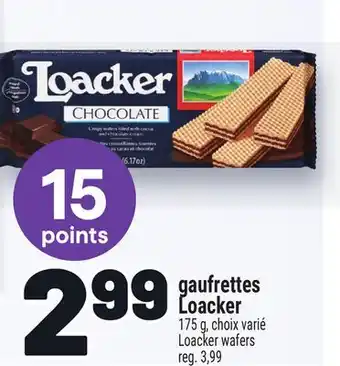 Metro GAUFRETTES LOACKER | LOACKER WAFERS offer