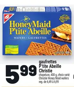 Metro GAUFRETTES P'TITE ABEILLE CHRISTIE | CHRISTIE HONEY MAID WAFERS offer