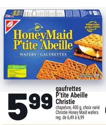 Metro GAUFRETTES P'TITE ABEILLE CHRISTIE | CHRISTIE HONEY MAID WAFERS offer