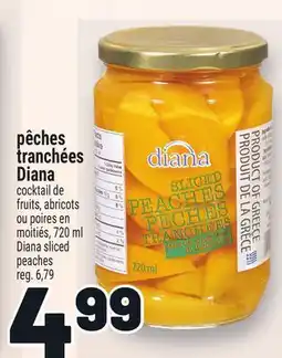 Metro PÊCHES TRANCHÉES DIANA | DIANA SLICED PEACHES offer