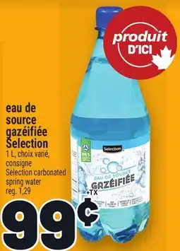 Metro EAU DE SOURCE GAZÉIFIÉE SELECTION | SELECTION CARBONATED SPRING WATER offer