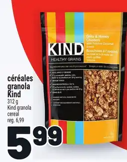 Metro CÉRÉALES GRANOLA KIND | KIND GRANOLA CEREAL offer