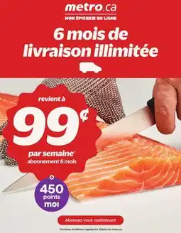 Metro ABONNEMENT 6 MOIS offer