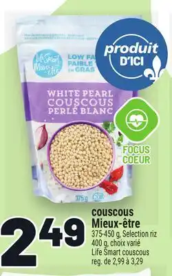 Metro COUSCOUS MIEUX‑ÊTRE | LIFE SMART COUSCOUS offer