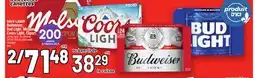 Metro BIÈRE LABATT BUDWEISER, BUD LIGHT, MOLSON COORS LIGHT, EXPORT | BEER offer