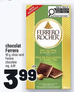Metro CHOCOLAT FERRERO | FERRERO CHOCOLATE offer