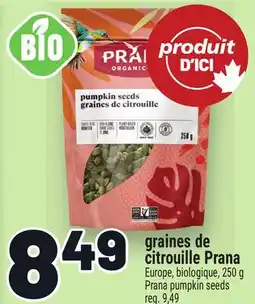 Metro GRAINES DE CITROUILLE PRANA | PRANA PUMPKIN SEEDS offer