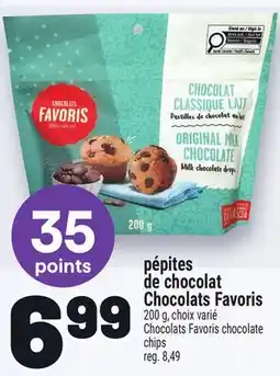 Metro PÉPITES DE CHOCOLAT CHOCOLATS FAVORIS offer