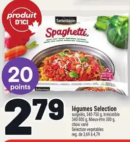 Metro LÉGUMES SELECTION | SELECTION VEGETABLES offer