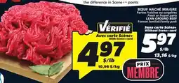 IGA LEAN GROUND BEEF offer
