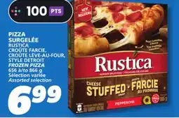IGA RUSTICA CROÛTE FARCIE, CROÛTE LÈVE-AU-FOUR, STYLE DETROIT FROZEN PIZZA offer