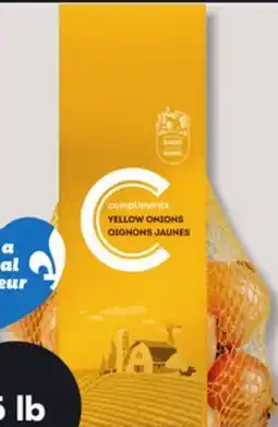 IGA COMPLIMENTS YELLOW ONIONS offer