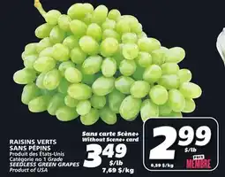 IGA SEEDLESS GREEN GRAPES offer