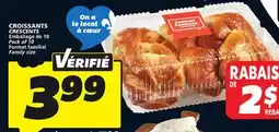 IGA CROISSANTS CRESCENTS offer