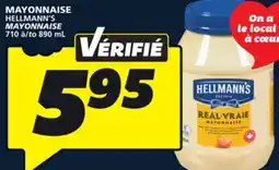 IGA HELLMANN'S MAYONNAISE offer