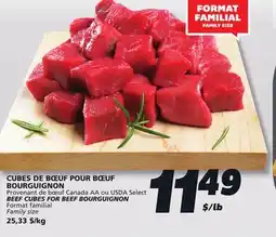 IGA BEEF CUBES FOR BEEF BOURGUIGNON offer