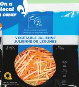 IGA TOUT PRÊT JULIENNE VEGETABLES offer