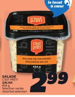IGA C'EST PRÊT! SALAD offer