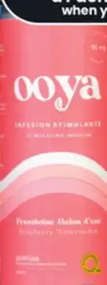 IGA OOYA ORGANIC ENERGY INFUSION offer