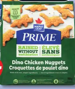 IGA MAPLE LEAF PRIME FROZEN BREADED CHICKEN NUGGETS offer