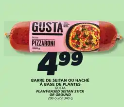 IGA GUSTA PLANT-BASED SEITAN STICK OR GROUND offer