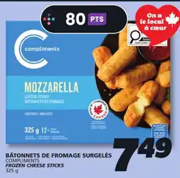 IGA COMPLIMENTS FROZEN CHEESE STICKS offer