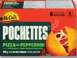 IGA McCAIN FROZEN PIZZA POCKETS offer